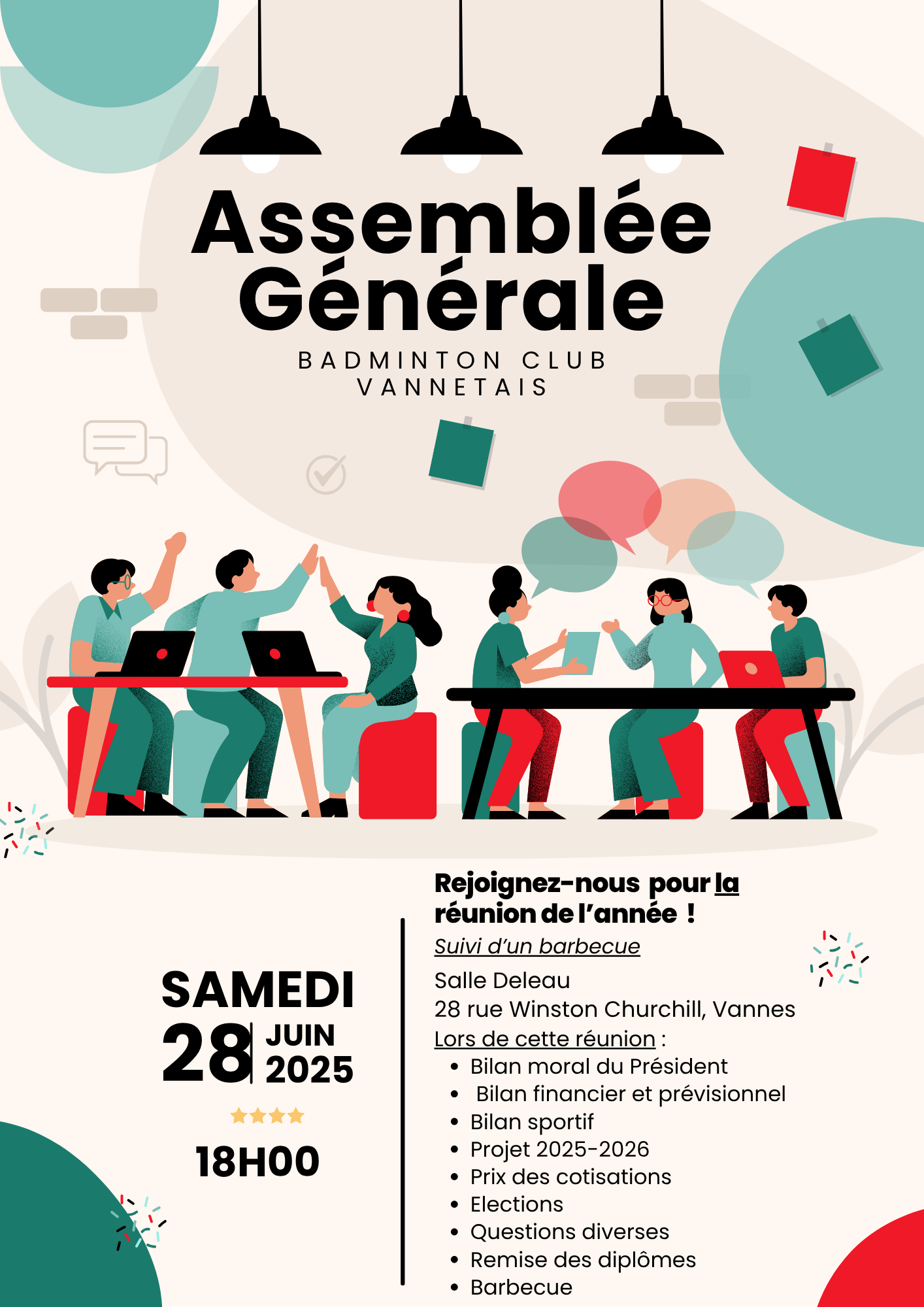 Assemblée générale du club